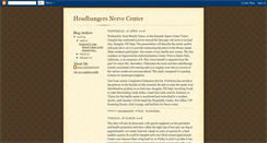 Desktop Screenshot of headbangernervecenter.blogspot.com