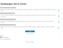 Tablet Screenshot of headbangernervecenter.blogspot.com