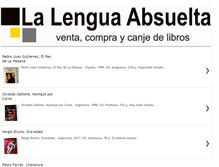 Tablet Screenshot of librerialalenguaabsuelta.blogspot.com