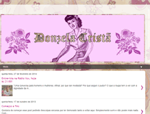 Tablet Screenshot of donzelacrista.blogspot.com