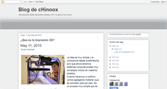 Desktop Screenshot of chinoox.blogspot.com