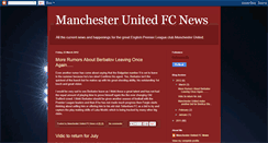 Desktop Screenshot of manunitedfcnews.blogspot.com