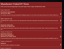 Tablet Screenshot of manunitedfcnews.blogspot.com