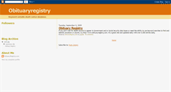 Desktop Screenshot of obits-obituaries.blogspot.com