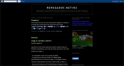 Desktop Screenshot of metin2renegados.blogspot.com