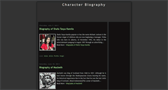 Desktop Screenshot of characterbiography.blogspot.com