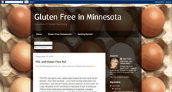 Desktop Screenshot of glutenfreeminnesota.blogspot.com