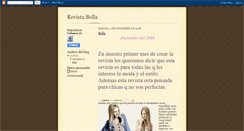 Desktop Screenshot of bella-revista.blogspot.com