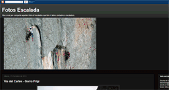 Desktop Screenshot of fotoescalada.blogspot.com