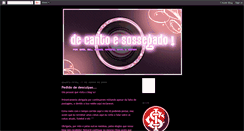 Desktop Screenshot of de-canto-e-sossegado.blogspot.com