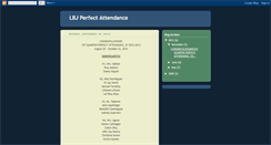 Desktop Screenshot of lbjperfectattendance.blogspot.com