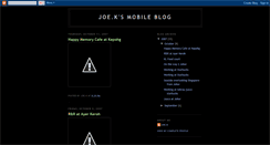 Desktop Screenshot of joekmblog.blogspot.com