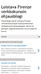Mobile Screenshot of loistavafirenzeohjaus.blogspot.com