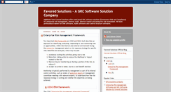 Desktop Screenshot of favoredsolutions.blogspot.com