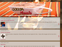 Tablet Screenshot of cocoamasala.blogspot.com