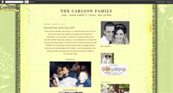 Desktop Screenshot of littlecarlsonclan.blogspot.com