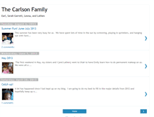Tablet Screenshot of littlecarlsonclan.blogspot.com