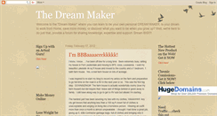 Desktop Screenshot of lynne-thedreammaker.blogspot.com