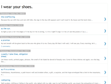 Tablet Screenshot of iwearyourshoes.blogspot.com