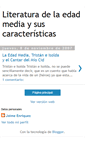 Mobile Screenshot of edadmedialiteratura.blogspot.com