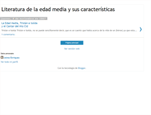Tablet Screenshot of edadmedialiteratura.blogspot.com
