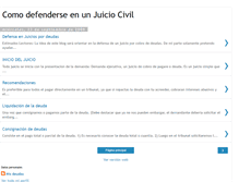 Tablet Screenshot of juicioxdeuda.blogspot.com