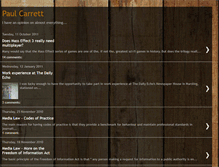 Tablet Screenshot of paulcarrett.blogspot.com