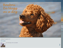 Tablet Screenshot of hunden-boubou.blogspot.com