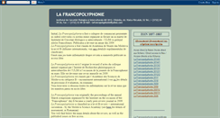 Desktop Screenshot of lafrancopolyphonie.blogspot.com