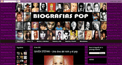 Desktop Screenshot of biografiaspop.blogspot.com