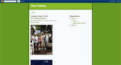 Desktop Screenshot of mauisportfishingcharters.blogspot.com