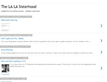 Tablet Screenshot of lalasisterhood.blogspot.com