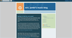 Desktop Screenshot of dportermusic.blogspot.com