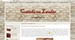 Desktop Screenshot of cozinhaemlaudas.blogspot.com