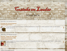 Tablet Screenshot of cozinhaemlaudas.blogspot.com