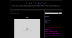 Desktop Screenshot of fiercejava.blogspot.com