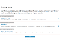 Tablet Screenshot of fiercejava.blogspot.com
