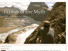 Tablet Screenshot of echoesofthemyth.blogspot.com