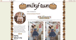 Desktop Screenshot of milkyfawn.blogspot.com