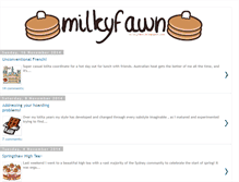 Tablet Screenshot of milkyfawn.blogspot.com