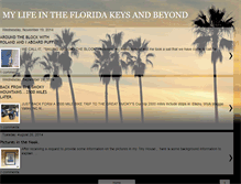 Tablet Screenshot of mylifeinthefloridakeysandbeyond.blogspot.com