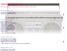 Tablet Screenshot of calendarofawesome.blogspot.com
