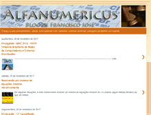 Tablet Screenshot of alfanumericus.blogspot.com