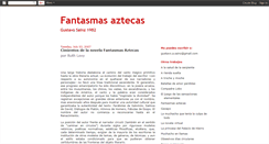 Desktop Screenshot of fantasmasaztecas.blogspot.com