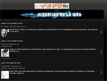 Tablet Screenshot of misteriosenlaweb.blogspot.com