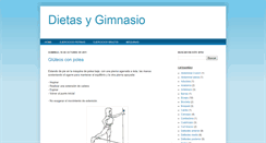 Desktop Screenshot of dietaygimnasio.blogspot.com