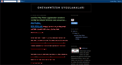 Desktop Screenshot of onevanwisionserreklam-serreklam.blogspot.com