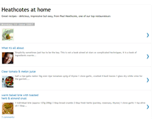 Tablet Screenshot of heathcotesathome.blogspot.com