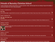 Tablet Screenshot of friendsofbarnsleychristianschool.blogspot.com