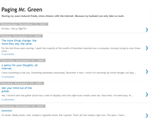 Tablet Screenshot of pagingmrgreen.blogspot.com